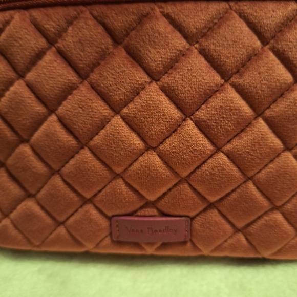 Vera Bradley Majestic Magenta Compact Quilted Organizer Velvet Bag NWT - Picture 2 of 13